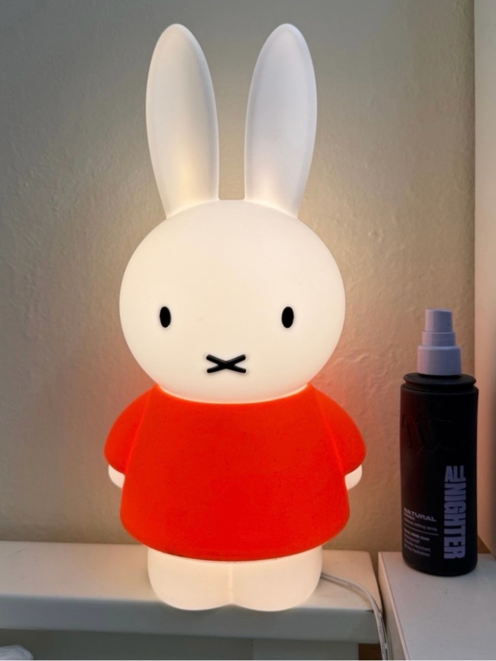 Miffy Orange Shirt Lamp
